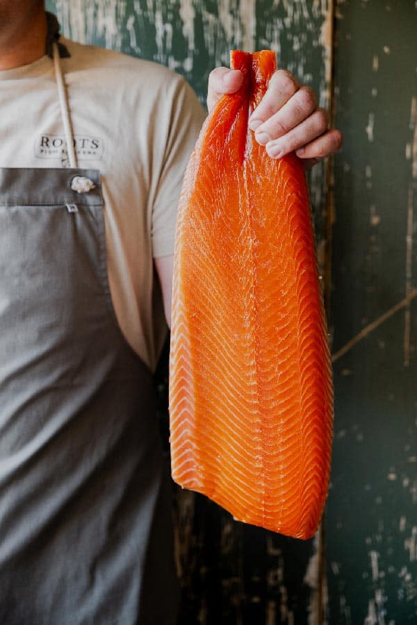 wilde alaska zalm Roots Fish Smokery